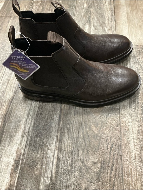 Clarks Men\'s Dark Brown Leather Chukka Chelsea Boots main image 10